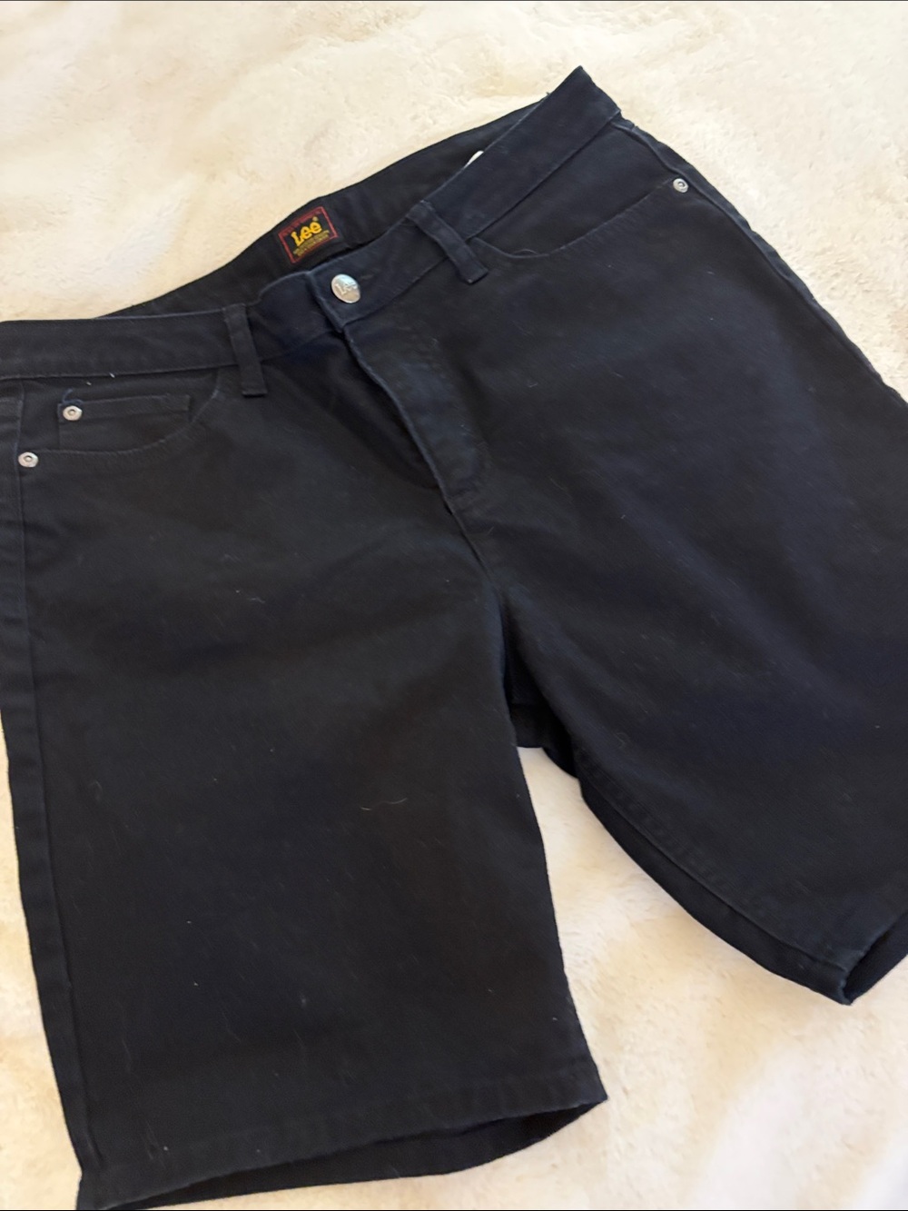 Lee Black Women's Jean Shorts - Classic Five-Pocket